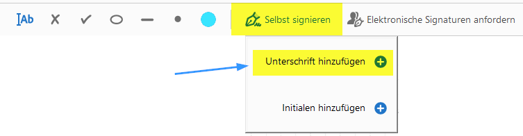 PDF unterschreiben1