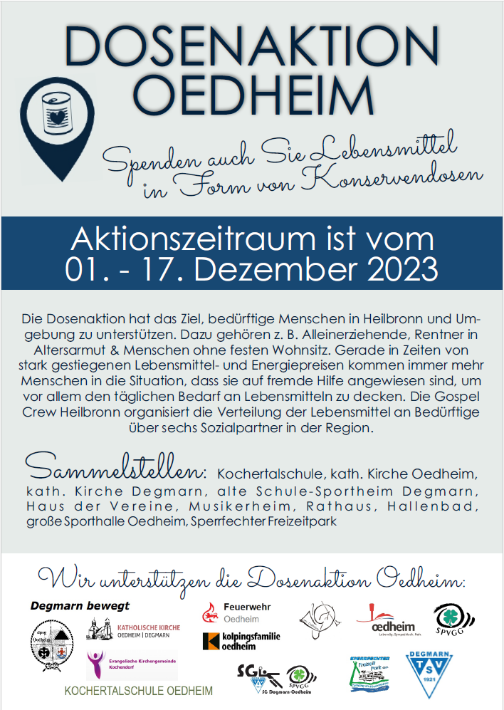2.Dosenaktion Oedheim